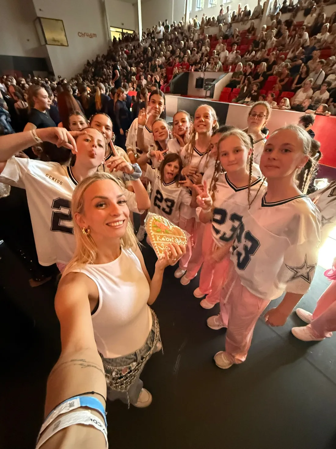 Barbora Ježková se svým týmem na soutěži